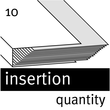 Klemmhandmappe A4 bis 10Blatt blau Karton Elba 400001016 Produktbild Additional View 2 S