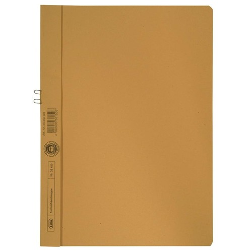 Klemmhandmappe A4 bis 10Blatt gelb Karton Elba 400001025 Produktbild
