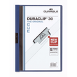 Klemmmappe Duraclip30 A4 bis 30Blatt dunkelblau Hartfolie Durable 2200-07 Produktbild