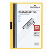 Klemmmappe Duraclip30 A4 bis 30Blatt gelb Hartfolie Durable 2200-04 Produktbild