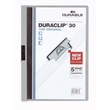 Klemmmappe Duraclip30 A4 bis 30Blatt grau Hartfolie Durable 2200-10 Produktbild