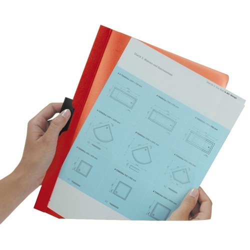 Klemmmappe Duraclip30 A4 bis 30Blatt petrol/dunkelgrün Hartfolie Durable 2200-32 Produktbild Additional View 3 L