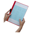 Klemmmappe Duraclip30 A4 bis 30Blatt petrol/dunkelgrün Hartfolie Durable 2200-32 Produktbild Additional View 4 S