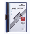 Klemmmappe Duraclip60 A4 bis 60Blatt dunkelblau Hartfolie Durable 2209-07 Produktbild