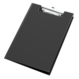 Klemmbrett mit Deckel und Stiftehalter A4 schwarz PVC Veloflex 4804080 Produktbild