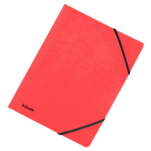 Eckspanner A4 für 250Blatt rot Karton Esselte 44204 Produktbild Front View L
