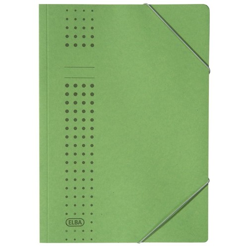 Eckspanner chic A4 für 150Blatt grün Karton Elba 400010058 Produktbild