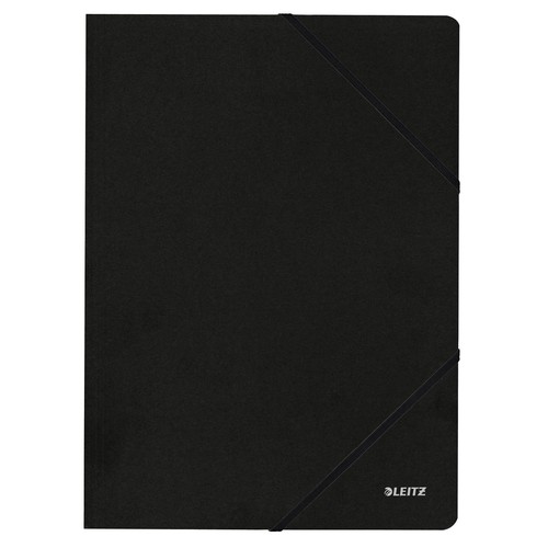 Eckspanner A4 für 250Blatt schwarz Karton Leitz 3980-00-95 Produktbild Front View L