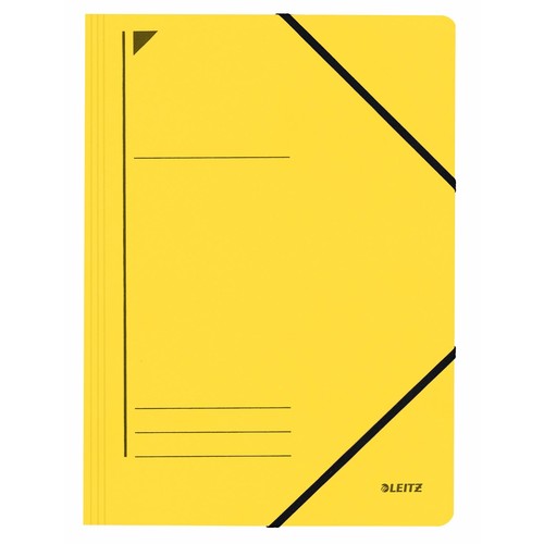 Eckspanner A4 für 250Blatt gelb Karton Leitz 3980-00-15 Produktbild Front View L