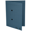 Umlaufmappe mit zwei Sichtlöchern A4 bis 100Blatt blau Karton Elba 100091657 Produktbild