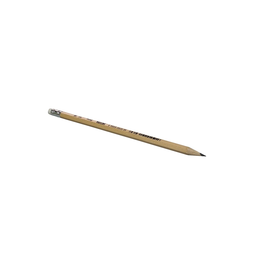 Bleistift mit Radiergummi Eco Natur HB Hetzel 1611HB Produktbild