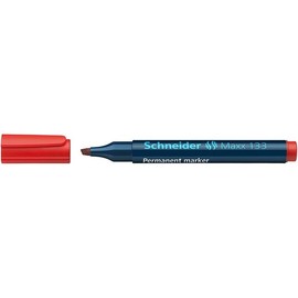 Permanentmarker Maxx 133 1-4mm Keilspitze rot Schneider 113302 Produktbild
