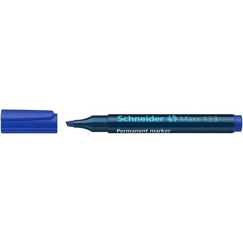 Permanentmarker Maxx 133 1-4mm Keilspitze blau Schneider 113303 Produktbild Front View L