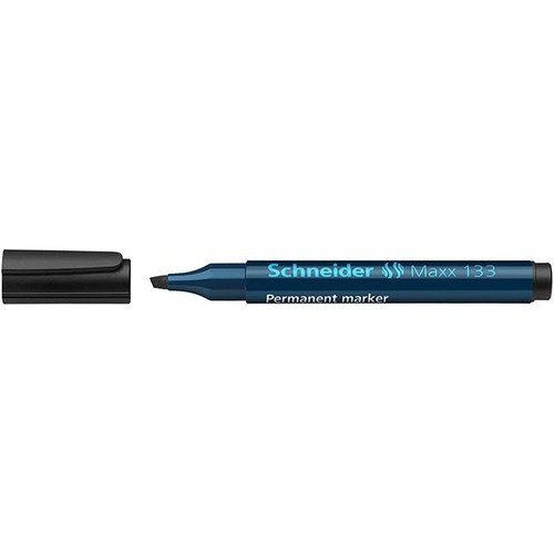 Permanentmarker Maxx 133 1-4mm Keilspitze schwarz Schneider 113301 Produktbild Front View L