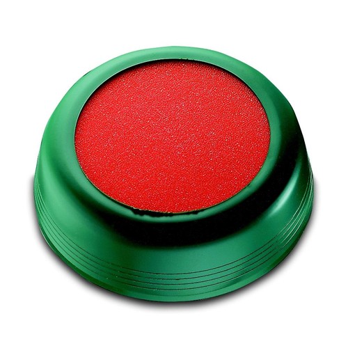 Anfeuchter ø 10,5cm grün mit rotem Gummischwamm Läufer 70915 Produktbild Front View L