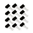 Foldbackklammern 41mm schwarz mit silbernem Bügel BestStandard (PACK=12 STÜCK) Produktbild Additional View 1 S