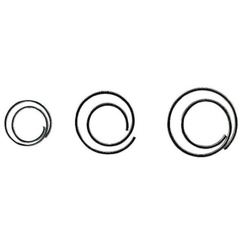 Büroklammern CIRCULAR ø 25mm verzinkt spiralförmig rund ALCO 271 (PACK=25 STÜCK) Produktbild Front View L