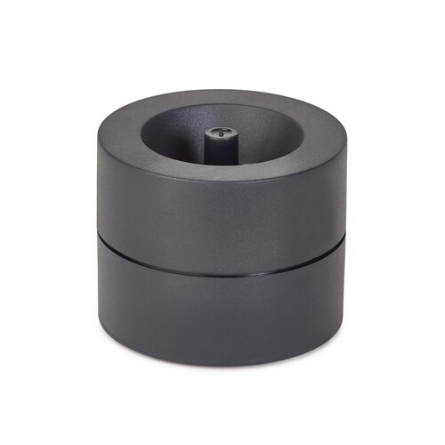 Klammernspender ø 73mm x 60mm ECO schwarz magnetisch Maul 30123-90.ECO Produktbild Front View L