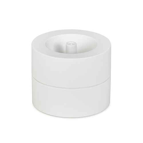 Klammernspender ø 73mm x 60mm ECO weiß magnetisch Maul 30123-02.ECO Produktbild Front View L