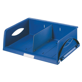 Briefkorb Sorty quer für A4/C4 372x110x270mm blau Kunststoff Leitz 5230-00-35 Produktbild