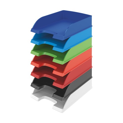 Briefkorb Standard für A4 242x63x340mm schwarz Kunststoff Leitz 5227-00-95 Produktbild Additional View 1 L