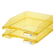 Briefkorb Standard für A4 243x57x335mm gelb transparent kunststoff HAN 1026-X-25 Produktbild Additional View 1 S
