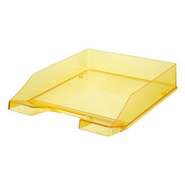 Briefkorb Standard für A4 243x57x335mm gelb transparent kunststoff HAN 1026-X-25 Produktbild