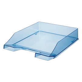 Briefkorb Standard für A4 243x57x335mm blau transparent kunststoff HAN 1026-X-26 Produktbild