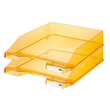 Briefkorb Standard für A4 243x57x335mm orange transparent kunststoff HAN 1026-X-28 Produktbild Additional View 1 S