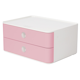 Schubladenbox Allison mit 2 Schüben 260x125x195mm flamingo rose Kunststoff stapelbar HAN 1120-86 Produktbild