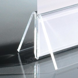 Kartenhalter mit Klemmfunktion 100x45mm glasklar Acryl Sigel TA150 (PACK=2 STÜCK) Produktbild