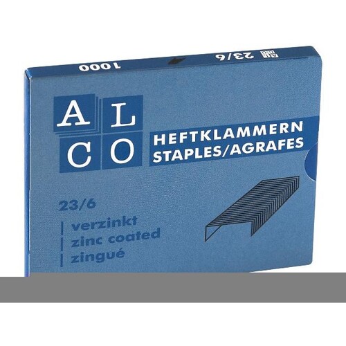 Heftklammern 24/6 verzinkt 505 (PACK=1000 STÜCK) Produktbild Front View L