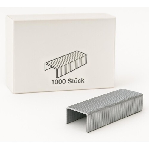 Heftklammern 24/6 verzinkt 505 (PACK=1000 STÜCK) Produktbild Front View L