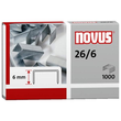 Heftklammern 26/6 Novus 040-0056 für ca. 25 Blatt (PACK=1000 STÜCK) Produktbild