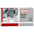 Heftklammern No.10 SUPER Novus 040-0003 für ca. 20 Blatt (PACK=1000 STÜCK) Produktbild