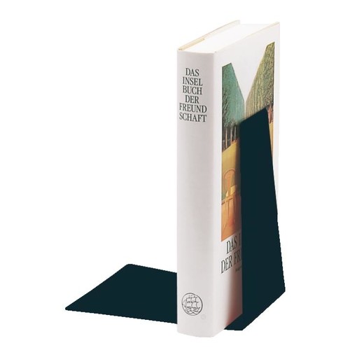 Buchstütze 125x140x145mm schwarz Metall Leitz 5298-00-95 Produktbild Front View L