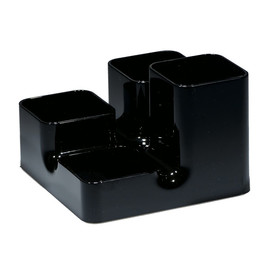 Köcher uni-butler 13x13x9cm schwarz Kunststoff Arlac 234-01 Produktbild