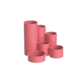 Stifteköcher tubo 6 Fächer touch of rose Polystyrol BestStandard Produktbild