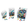 Pinwandnadeln farbig sortiert Kunststoff Griffknopf WEDO 54600 (DS=600 STÜCK) Produktbild Additional View 1 S