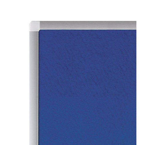 Textil-Pinnwand PREMIUM mit Aluminiumrahmen 90x60cm blau Legamaster 7-141543 Produktbild Additional View 2 L