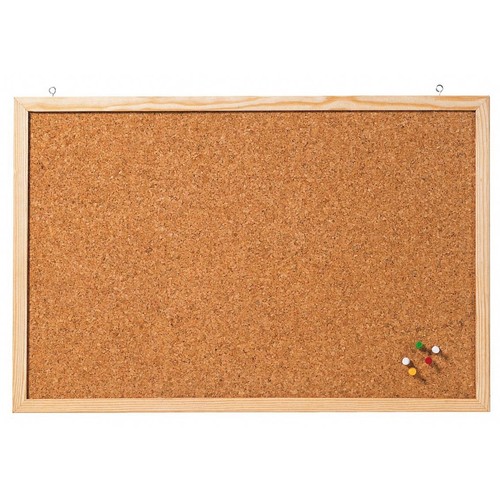 Korktafel mit Holzrahmen 60x40cm Franken CC-KT4060 Produktbild Front View L
