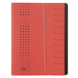 Ordnungsmappe chic mit Gummizug A4 mit 12 Fächern rot Karton Elba 400001993 Produktbild