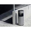 Standascher mit Abfallsammler und Flammenlöschkopf 2l + 17l metallic silber Metall Durable 3332-23 Produktbild Additional View 1 S