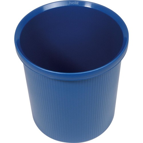 Papierkorb LINEAR 18l blau Helit H6105734 Produktbild Front View L