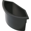 Abfalleinsatz ohne Deckel Standard 2l schwarz Helit H6106795 Produktbild Additional View 1 S