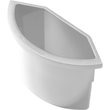 Abfalleinsatz ohne Deckel Standard 2l lichtgrau Helit H6106782 Produktbild Additional View 1 S