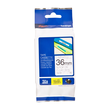 Schriftband laminiert 36mm/8m schwarz auf transparent Brother TZe-161 (ST=8 METER) Produktbild Additional View 1 S