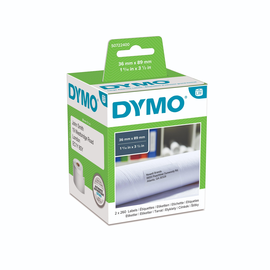 LabelWriter-Adress-Etiketten 36x89mm weiß Dymo S0722400 (PACK=2 STÜCK à 260 ETIKETTEN) Produktbild