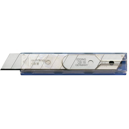 Ersatzklinge für Schneidemesser für Edding M18,ML18 18mm Edding CB18 (PACK=10 STÜCK) Produktbild Front View L