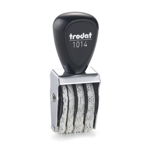Datumstempel Monat-Zahlen Schrifthöhe 4mm Trodat 1014 Produktbild Front View L